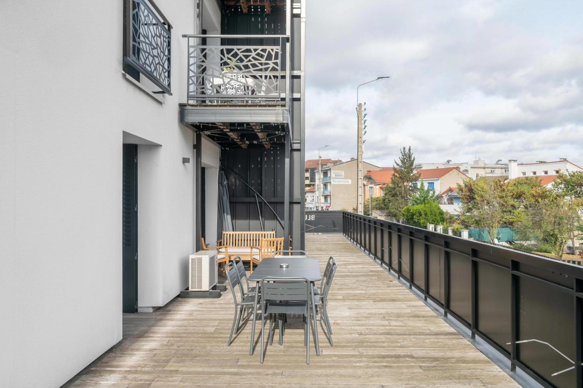Residence Leon Blum - Appartements Design - Parking Clermont-Ferrand Exteriör bild
